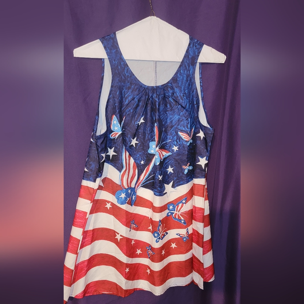 USA Butterfly Blouse